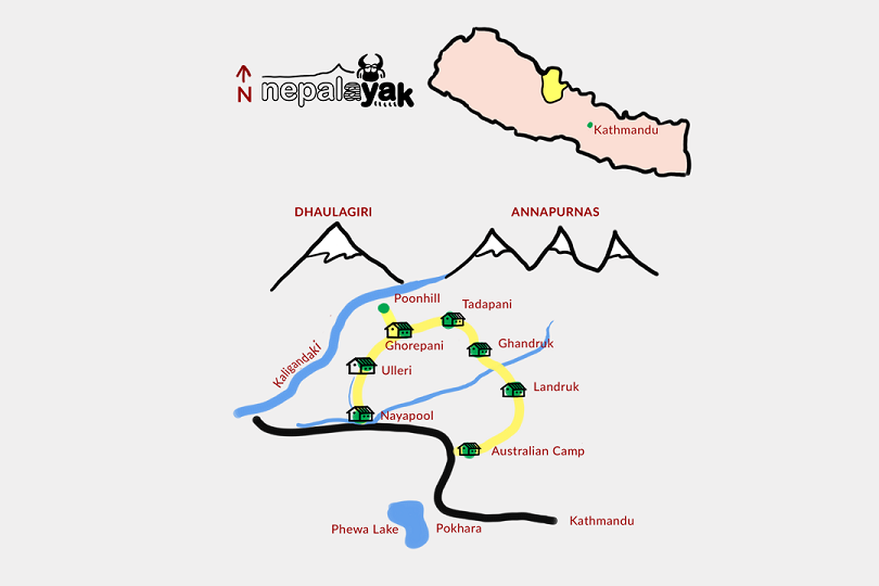 Trekking du Balcon des Annapurnas au Népal Trekking du Balcon des Annapurnas au Népal