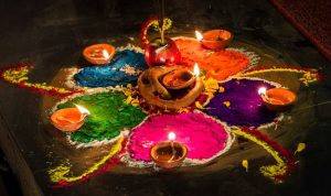 Laxmi Puja Rangoli Mandala Festival Tihar