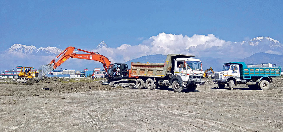 Aeroport Pokhara construction
